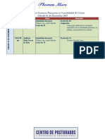 Horario XV GFYCC Sábado 03 de Diciembre 2022