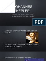 Johannes Kepler: Maestro: José Antonio Cárdenas Pérez Alumno: Felipe de Jesús Pérez Centeno