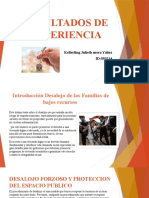 DESALOJO FORZOSO Y DERECHO A VIVIENDA DIGNA