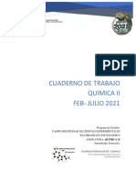 Cuaderno de Trabajo Quimica Ii FEB-JULIO 2021: Academia Nacional de Química