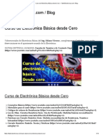 Curso de Electrónica Básica Desde Cero