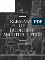 Unit - 1 Buddhism: Elemants OF Buddhist Architechture