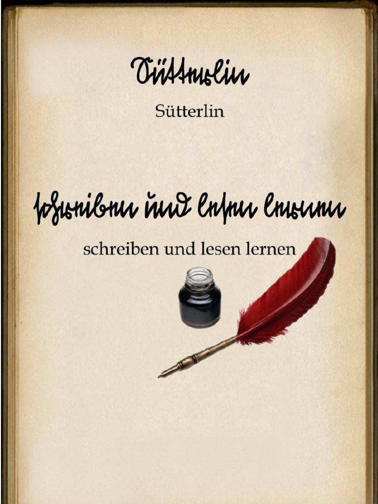 Sütterlin Schreiben Und Lesen Lernen | PDF