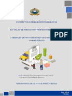 Institutos Superiores Tecnológicos: Carrera de Técnico Superior en Seguridad Ciudadana Y Orden Público