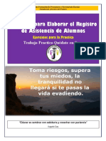 Formulas para Elaborar El Registro de Asistencias de Alumnos