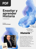 BENIGNI - Enseñar y Aprender Historia