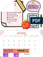 Actividades Programadas para Marzo - Mayo 2023 - Organized