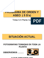 Programa de Orden Y ASEO (5 S'S)