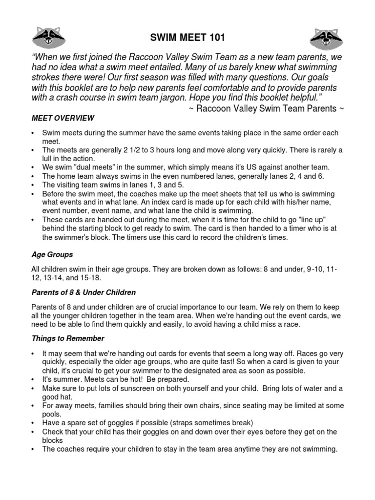 swim_meet_101 | PDF