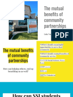 the mutual benefits of community partnerships
