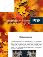 Osteoporosis en El Adulto Mayor: ME Dra Anarda Rivera Alvarenga