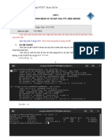 Lab 4 Cấu Hình Mạng Và Cài Đặt Ssh, Ftp, Web Server