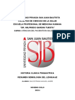 Universidad Privada San Juan Bautista Facultad de Ciencias de La Salud Escuela Profesional de Medicina Humana "Dr. Wilfredo Gardini Tuesta"