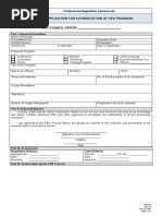 CPDD-02 Application For CPD Program