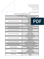 UC Moçambique Plano Disciplinas 1oAno 2022