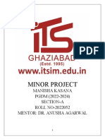 Manisha Minor Project