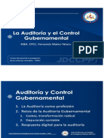 Auditoria y El Control Gubernamental en El Perú - 2023