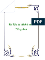 Tài li ệu đề thi thử môn Ti ếng Anh