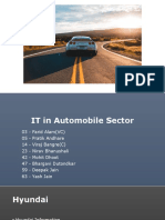 IT in Automobile Sector