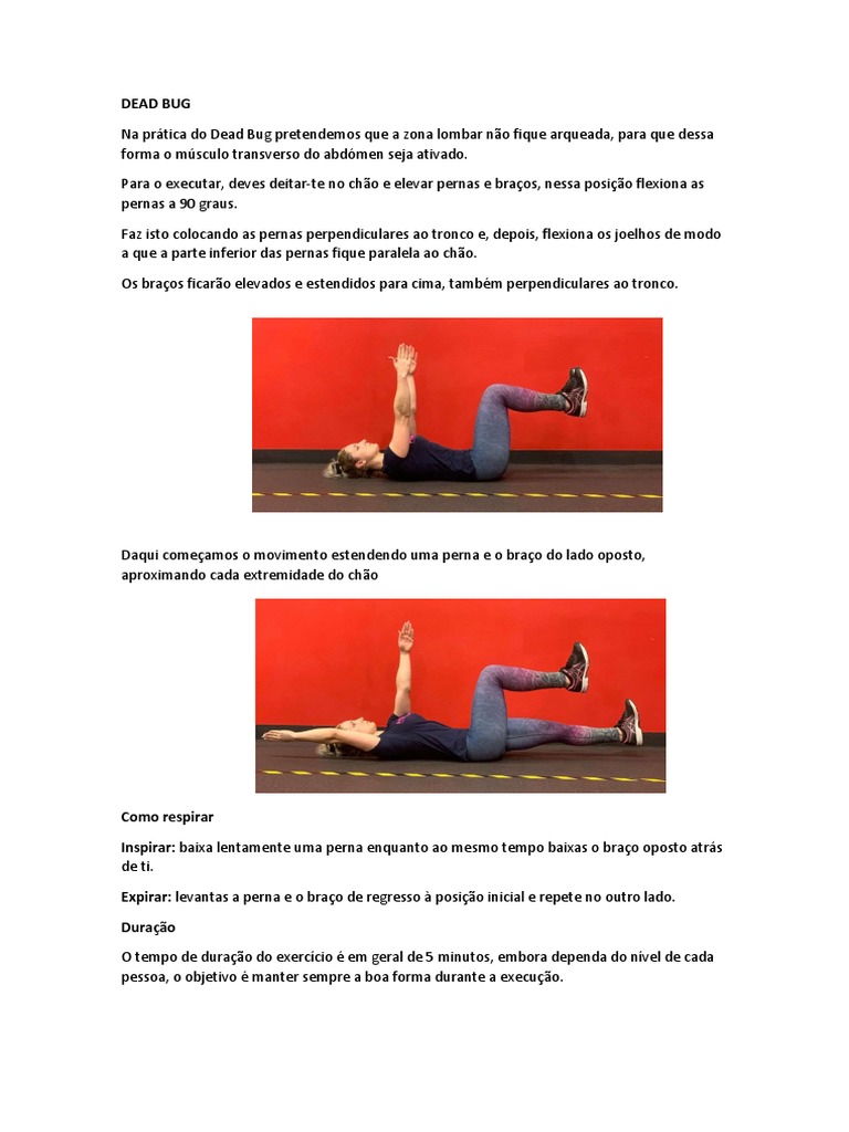 Dead Bug: Guia Completo de Execução | PDF