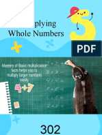 Multiplying Whole Numbers