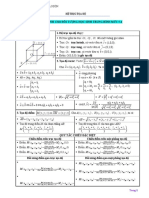 Giải tích Oxyz mức độ A B