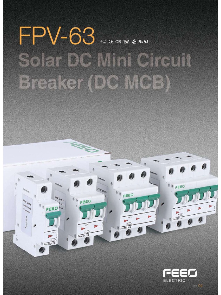 Data Sheet Feeo Breakers DC | PDF