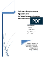 Software Requirements Specification: For Vehicle Drowsiness Detection and Notification System