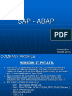 SAP ABAP Fundamentals