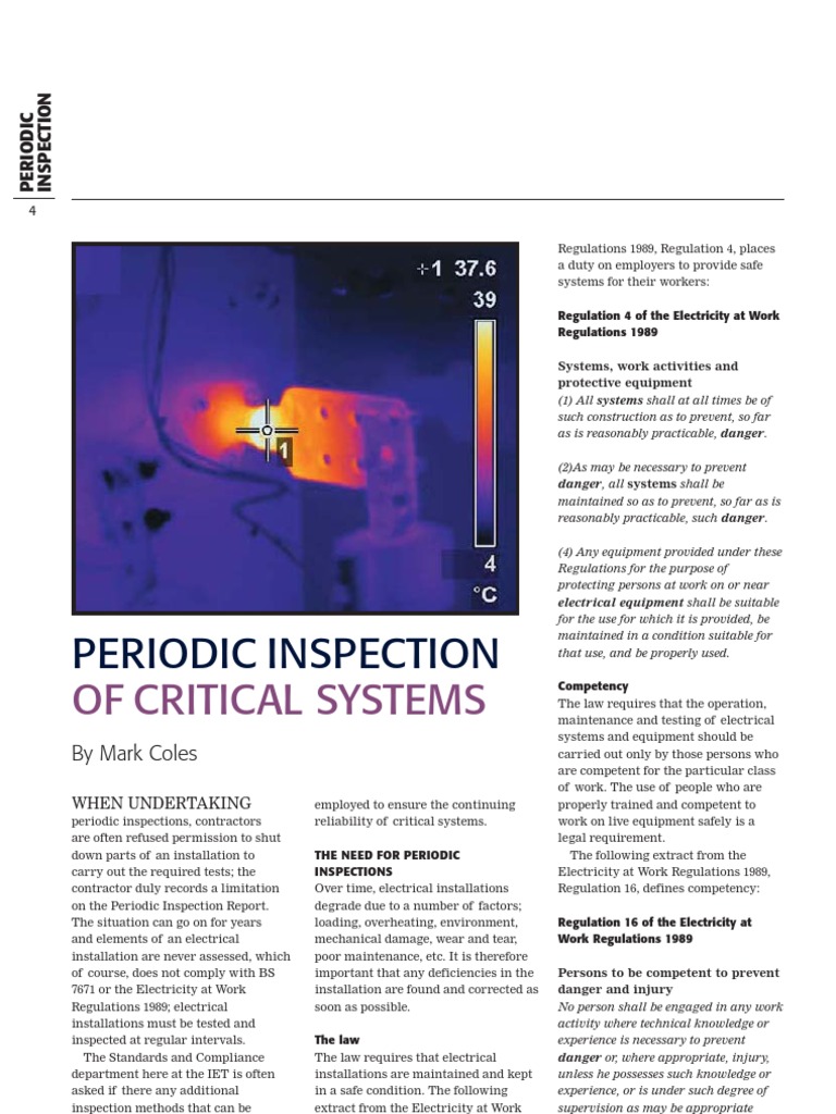 2006 19 Summer Wiring Matters Periodic Inspection of Critical Systems