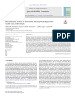 Journal of Public Economics: Helena M. Hernández-Pizarro, Catia Nicodemo, Guillem López Casasnovas