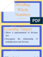 Dividing Whole Numbers