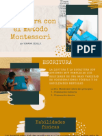 Escritura Con El Método Montessori: Por Yemaina Cedillo