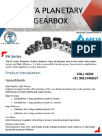 Delta Planetary Gearbox: PA Series