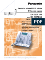 Primeros pasosTDA-100