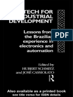 Hubert Schmitz - Hi-Tech for Industrial Development_ Lessons from the Brazilian Experience in Electronics and Automation (1992)