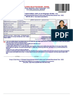 Jyoti Patwari Admit Card