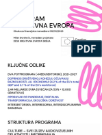 Program Kreativna Evropa - Milan Đorđević
