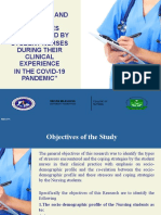 Stressors and Coping Strategies Encountered by Student Nurses During Their Clinical Experience in The Covid-19 Pandemic