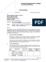 Agilent 1260 Infinity II Analyzer Purchase Order