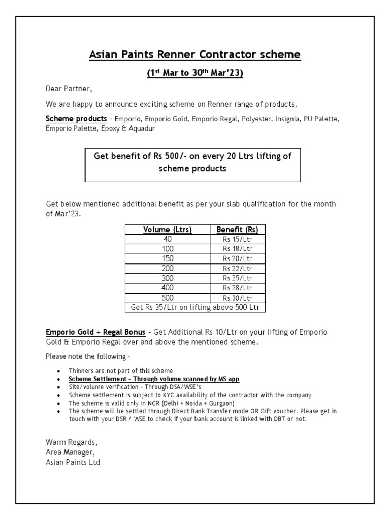 asian-paints-renner-contractor-scheme-march-2023-offer-details-for