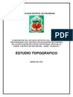 Informe Topografico San Rafael