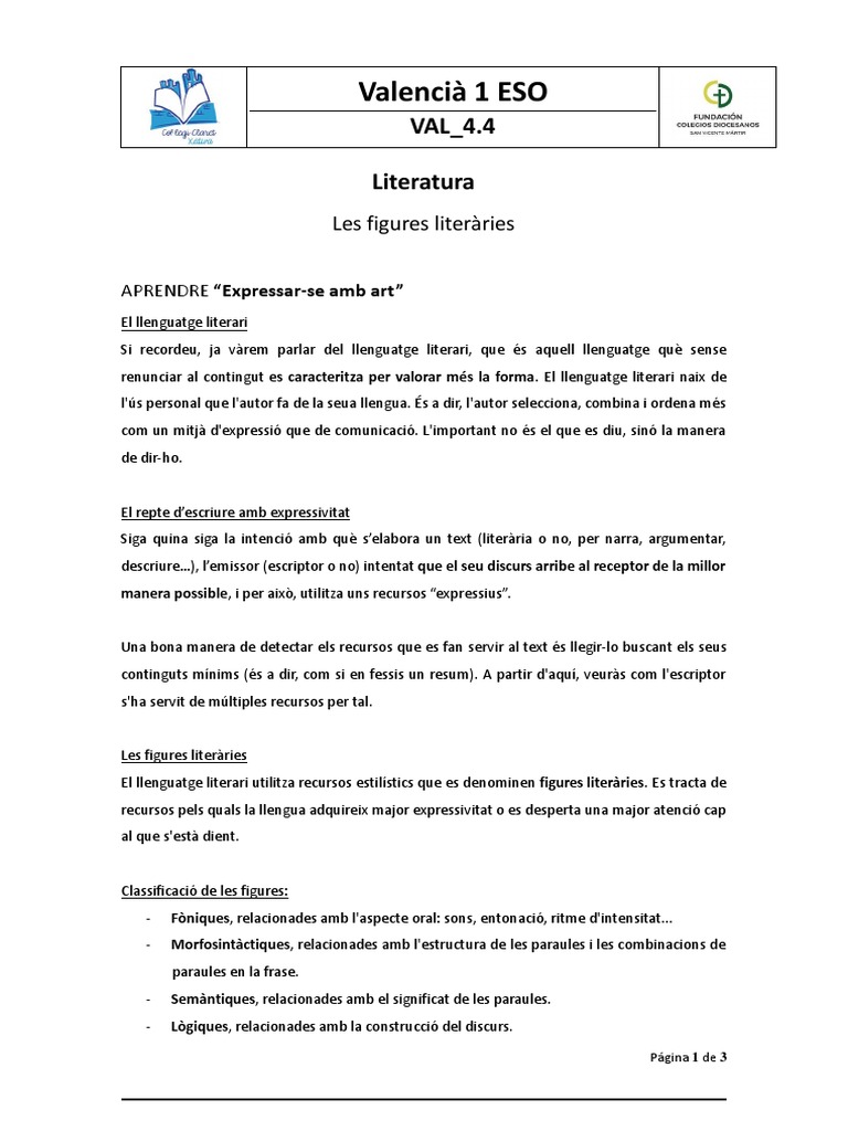 VAL_4.4 Les figures literàries | PDF