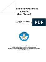 Buku Petunjuk Penggunaan Aplikasi (User Manual) : Lomba Osn SD 2023 Role: Administrator Sekolah