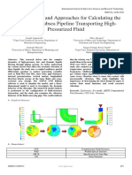 CFD Modeling and Approaches For Calculating The Losses of A Subsea Pipeline Transporting HighPressurized Fluid