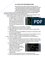 Internal Flight Data Recording