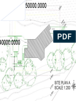 Site plan for commercial building drop-off area