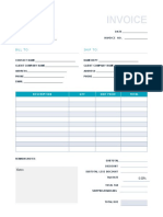 Blank Invoice Template in Word Format cdfrl8