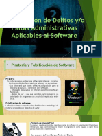 A) Ubicación de Delitos Y/o Faltas Administrativas Aplicables Al Software