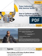 Fluke Calibration Web Seminar Series: How To Calibrate An RTD Using A Dry-Block Calibrator